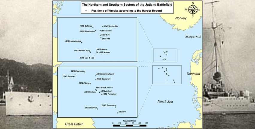 SMS Elbing battle of jutland wrecks map